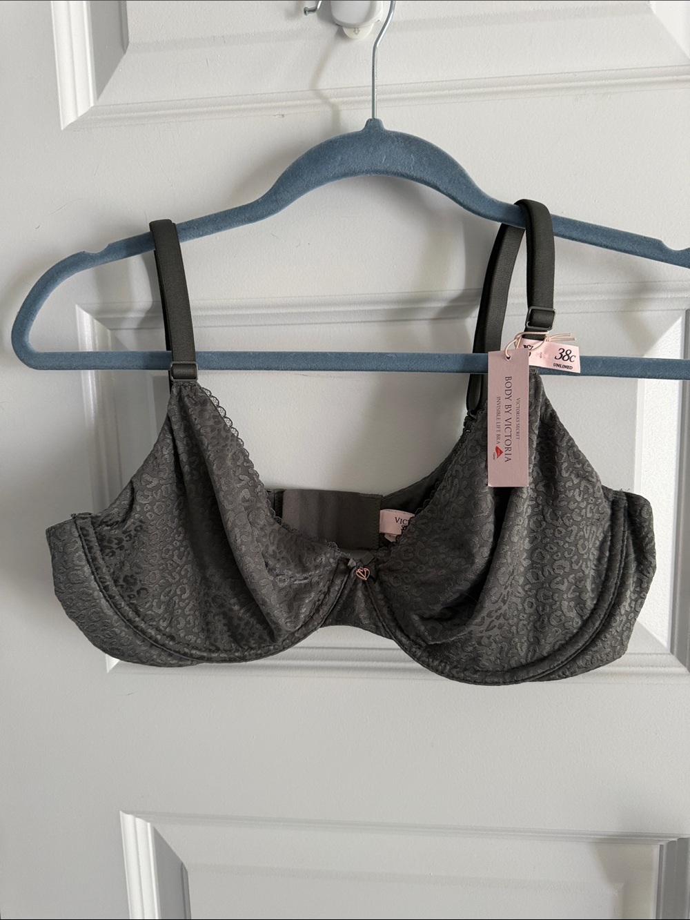 Victoria's Secret Charcoal Lace Underwire Bra
